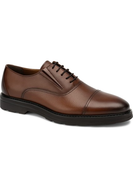 GR0400 Hakiki Deri Italyan Tarz Eva Yüksek Taban Koku Yapmaz Koyu Kahve Spor Klasik Ayakkabı fiyatları