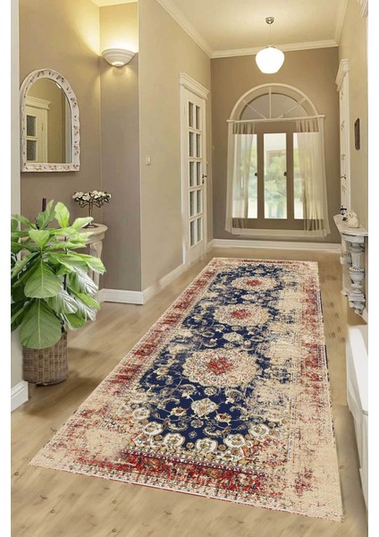 Yıkanabilir, Kaymaz, Dekoratif, Dijital Baskı, Salon ve Mutfak Için Şık Halı Yolluk