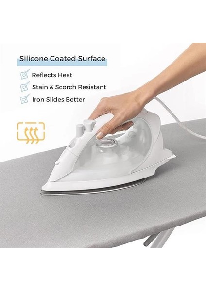 4 Katmanlı Ütü Masası Kılıfı,ütü Masası Örtüsü,ütü Masası Bezi,silikon Kaplı Isı Dayanıklı fırsatları