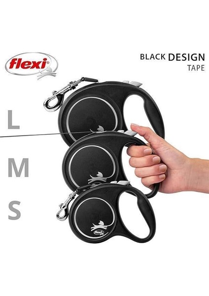 Flexi Black Design L Beden SIYAH5MT Şerit Tasma indirimleri