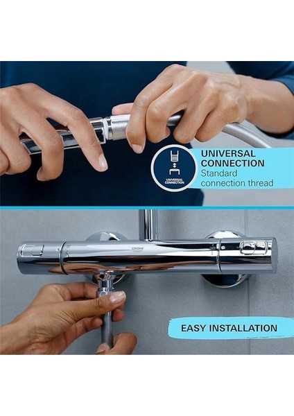 Vitalio Start 110 El Duşu, 1 Akışlı Yağmur Duşu, 110MM Yuvarlak Duş Başlığı, Kireç Önleyici indirimleri