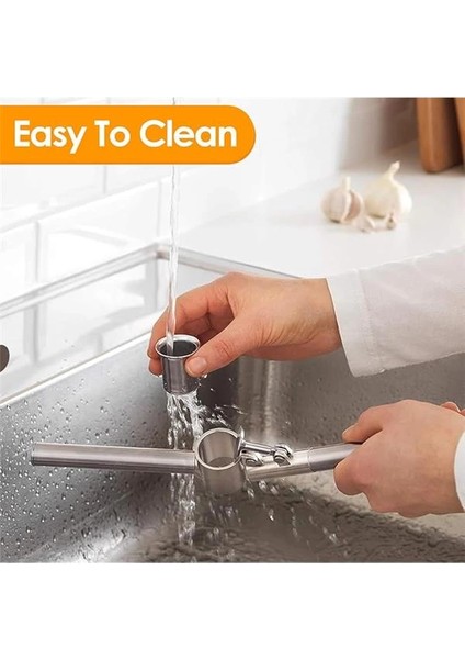 Paslanmaz Çelik Sarımsak Presi – Sarımsak Kesici, Sarımsak Ezici, Sağlam Paslanmaz Çelik