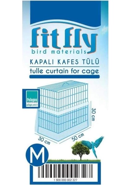 Kapalı Lüx Kuş Kafes Tülü, Medium modelleri