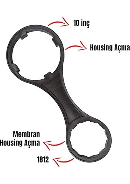 Su Arıtma Cihazları Için Filtre Kabı ve Membran Kabı Açma Anahtarı, fırsatları