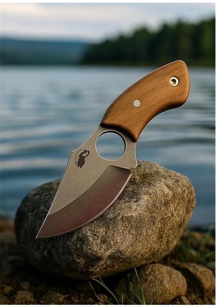 Eye Of Skadi Taktik Kolye Bıçak 14,5 Cm, Köpekbalığı Desenli Kılıf, Dayanıklı Kamp fiyatları