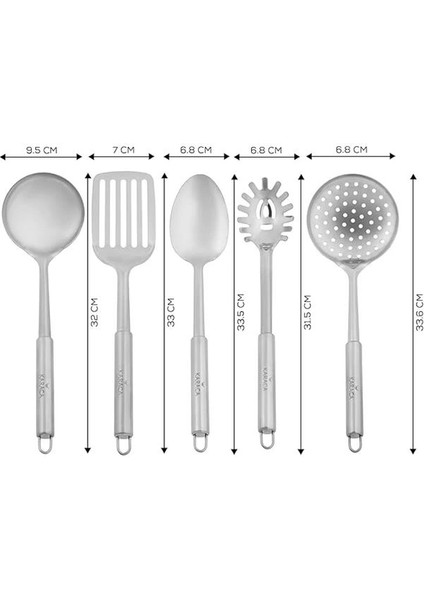 Master 5 Parça Kutulu Servis Seti