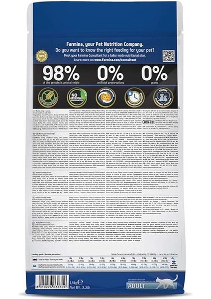 N&d Ocean Kuru Kedi Maması, Ringa Balığı ve Portakallı, Yetişkin, 1.5 kg fiyatları