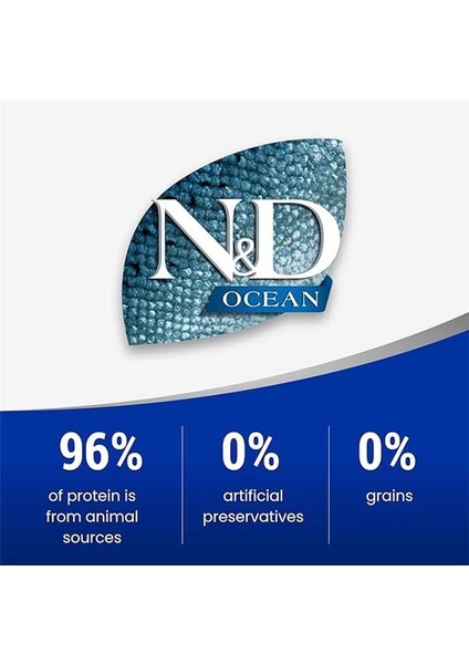 N&d Ocean Kuru Kedi Maması, Ringa Balığı ve Portakallı, Yetişkin, 1.5 kg modelleri