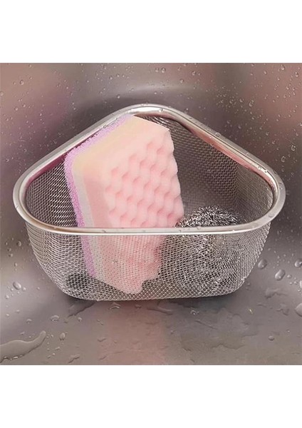 Paslanmaz Çelik Ayaklı Lavabo Çöp Süzgeci 18X13X10 cm | Paslanmaz Çelik Ayaklı Lavabo Çöp indirimleri