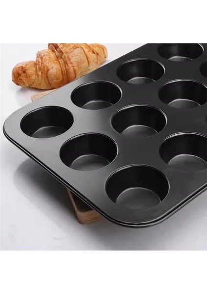 Muffin ve Cup Cake Fırın Tepsisi,muffin Için 12 Bölmeli Fırın Kabı modelleri