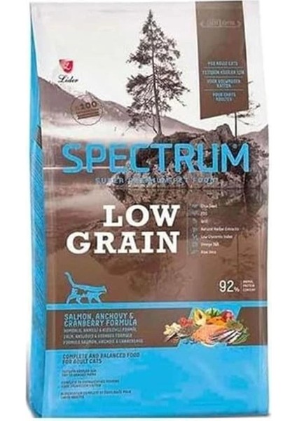 Low Grain Somonlu ve Hamsili 12 kg Yetişkin Kedi Maması