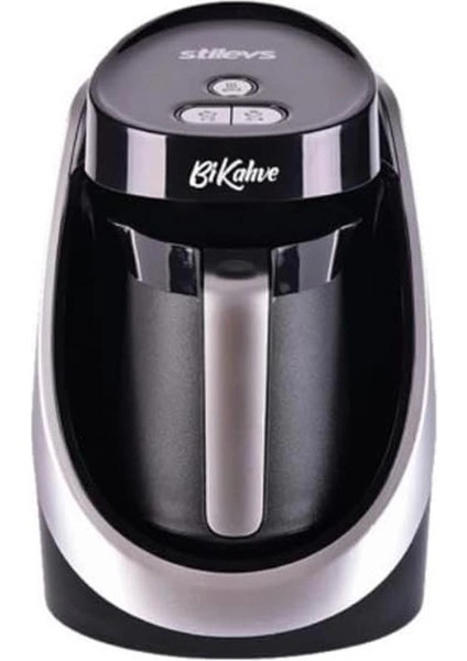 Bikahve Otomatik Türk Kahvesi Makinesi - Gümüş