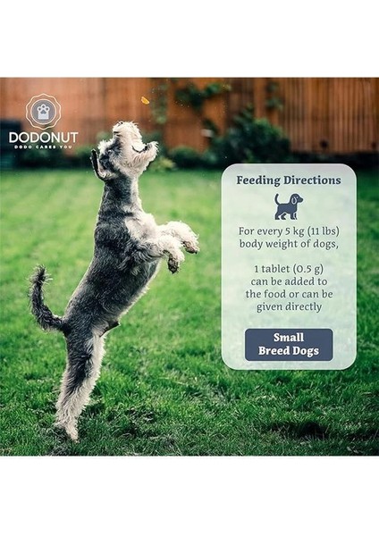 Happyderm Köpek Deri ve Tüy Sağlığı Besin Takviyesi, Küçük Irk, 60 Tablet fırsatları