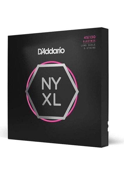 D'addario NYXL45130 Bas Gitar Teli (45-130)