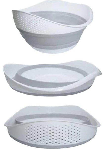 Katlanabilir Akordiyonlu Süzgeç, Mutfak Pirinç Meyve Sebze Süzgeci, Bpa Içermez, 30 x 25 x indirimleri