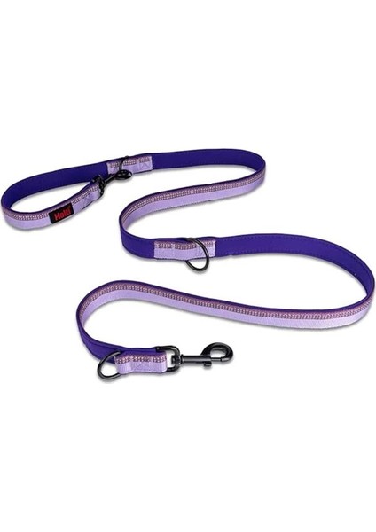 Halti Çift Uçlu Köpek Gezdirme Kayışı, L Boy, Mor, 2 M