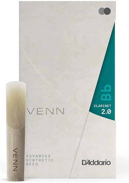 D'addario Venn Bb Clarinet Reed, G2, Strength 2.0 fiyatları