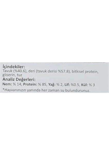 Tavuk Sargılı 7'li Çiğneme Kemiği 90 gr Köpek Ödülü (7 x 90 Gr)