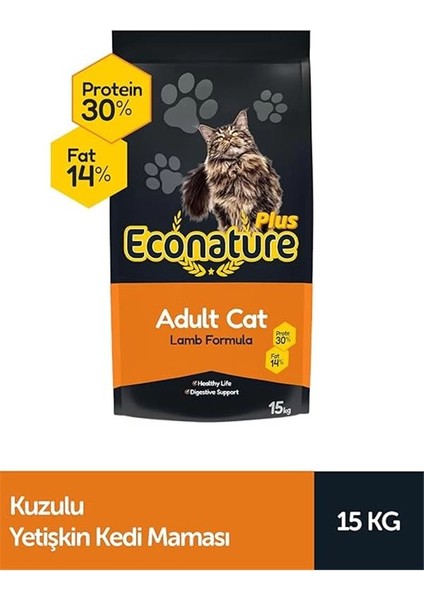 Plus Kuzulu Yetişkin Kedi Maması 15KG fiyatları