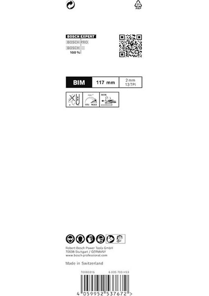 Professional 3x Expert ‘hardwood 2-Side Clean’ T 308 Bf Dekupaj Testere Bıçakları (Plastik fırsatları