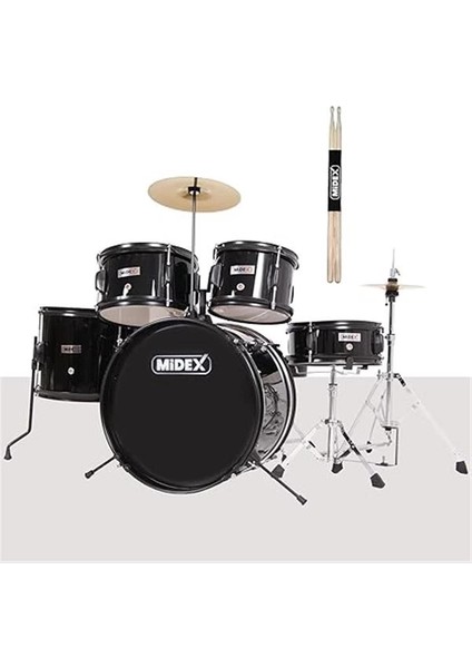 CD500X-BK Akustik Çocuk Baterisi Davulu Seti 5-18 Yaş Için Full Set fırsatları