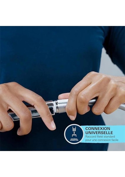 Grohe Vitalio Comfort 110 Sürgülü Duş Seti (Sabunluklu) 110 mm Kare 2 Akışlı (Yağmur & Jet) El Duşu