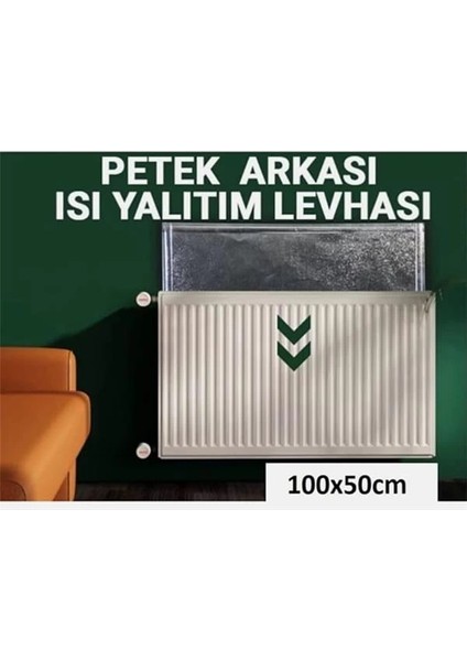 50*100MM / 6 Adet Lewha / Kalorifer Petek Arkası Isı Yalıtım Levhası Radyatör Arkalığı fırsatları