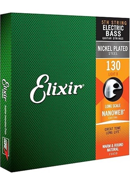 15430 Nanoweb Light Tek Bas Gitar Teli (130)