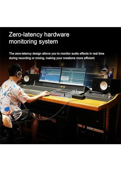 Topping Professional E2X2 | White Yüksek Kalite Usb-C Ses Kartı: 2-Giriş/2-Çıkış 24BIT/192KHZ