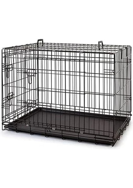 Metal Kedi Köpek Kafesi Siyah 107X71X78CM modelleri