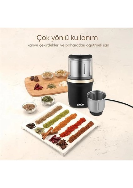 Scm 2982 - Kahve ve Baharat Öğütücü, Elektrikli Kahve ve Baharat Değirmeni modelleri