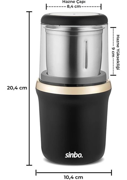 Scm 2982 - Kahve ve Baharat Öğütücü, Elektrikli Kahve ve Baharat Değirmeni indirimleri