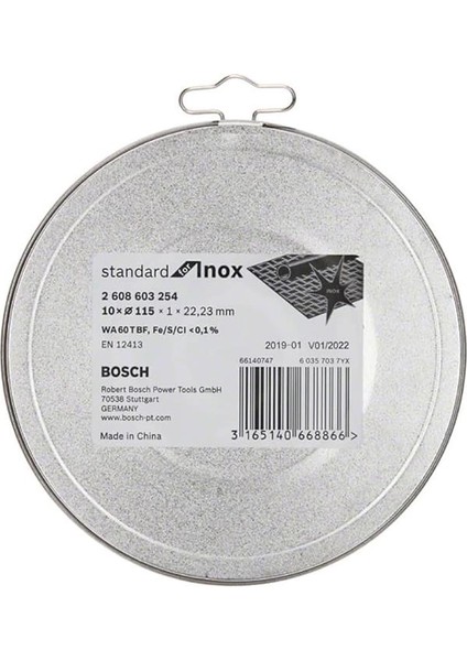 Professional Kesme Diski Düz Standart Inox Rapido Için, 2608603254 fırsatları