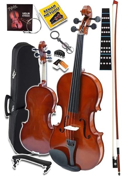 CVL-741-TYS Profesyonel 1/4 Çocuk Kemanı Seti 6-8 Yaş (Yastık Tel Çanta Yay Susturucu Reçine) modelleri