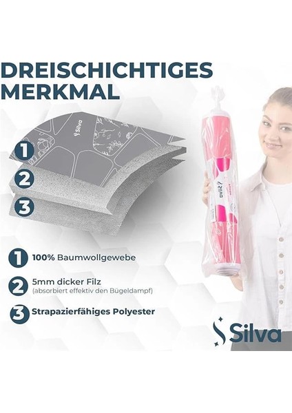 Ütü Masası Bezi - Pembe