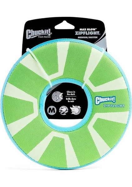 ! Zipflight Max Glow Gece Parlayan Frizbi (Orta Boy)