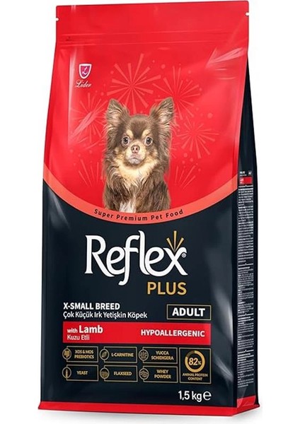 Plus Kuzu Etli Küçük Irk Yetişkin Köpek Maması 1.5 kg