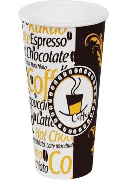 Excodi Cup - [ Cup ] 12 Oz Siyah Kapaklı Karton Bardak - 300 ml - 100 Adet Kaliteli Kahve indirimleri