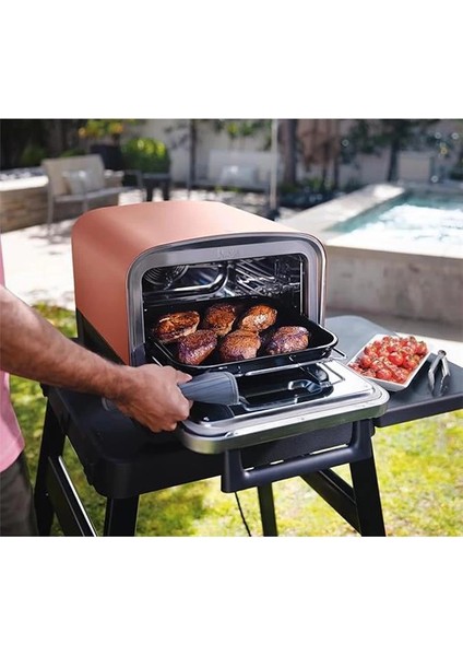 Woodfire Elektrikli Outdoor Fırın, Artisan Pizza Maker ve Bbq Smoker, 8in1 Arada, Pizza modelleri