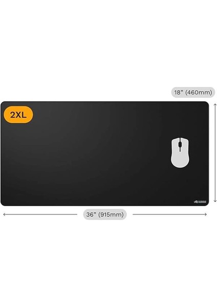 Oyun Mouse Pad Gmp 2 - Xxl - Dökülmeye Dayanıklı Fare Altlığı, Oyun Sensörleri Için