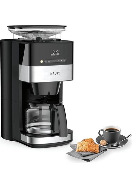 KM8328 Grind Aroma Kahve Makinesi, Öğütücülü | 24 Saat Zamanlayıcı | 180 G Çekirdek Kabı |