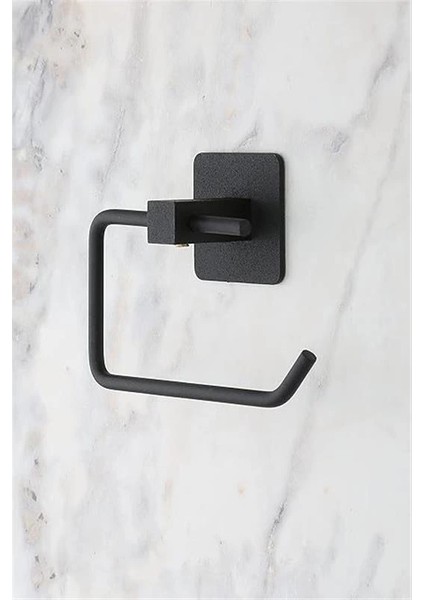 Yapışkanlı Siyah Kare Açık Tuvalet Kağıtlığı Wc Kağıtlık Tuvalet Kağıdı Askısı fiyatları