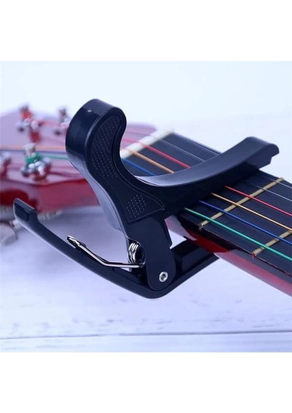 Kaliteli Metal Gitar Bağlama Saz Kaposu - Kapo Capo Kelepçe & Sağlam Metal modelleri