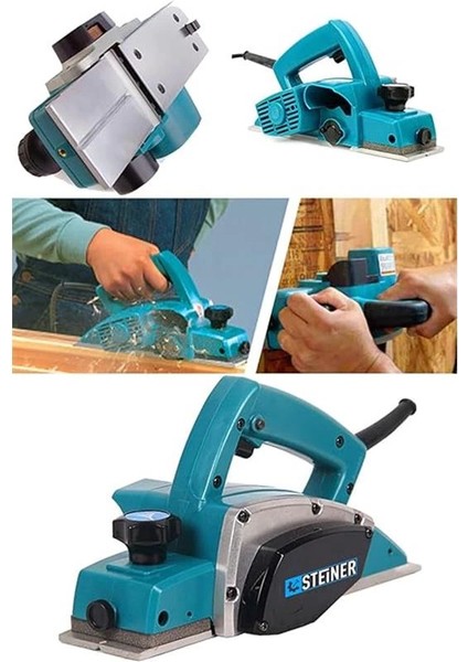 Steiner Alman 4000 Watt Bakır Sargılı Metal Şanzıman Çift Bıçaklı Planya Rende Makinesi - fiyatları