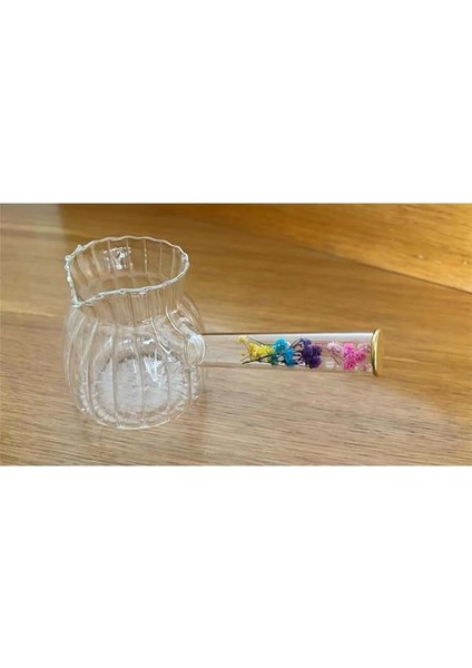 Borosilikat Cam Cezve, Isıya Dayanıklı, Dekoratif Çiçek Saplı, Şeffaf fiyatları