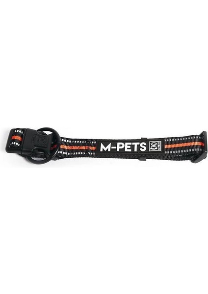 M-Pets Hıkıng Reflektörlü Boyun Tasması Black (M)