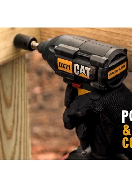 DX12K 18VOLT/2.0AH Li-Ion Çift Akülü Kömürsüz Profesyonel Şarjlı Darbeli Matkap + DX71 Kömürsüz