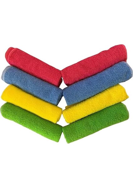 Mikrofiber Temizlik Bezi 8'li Çok Amaçlı Iz Bırakmaz Ilbays Temizlik Bez - Renkli Oto Kurulama fiyatları