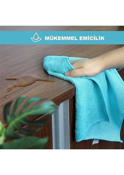 Mikrofiber Temizlik Bezi 8'li Çok Amaçlı Iz Bırakmaz Ilbays Temizlik Bez - Renkli Oto Kurulama modelleri