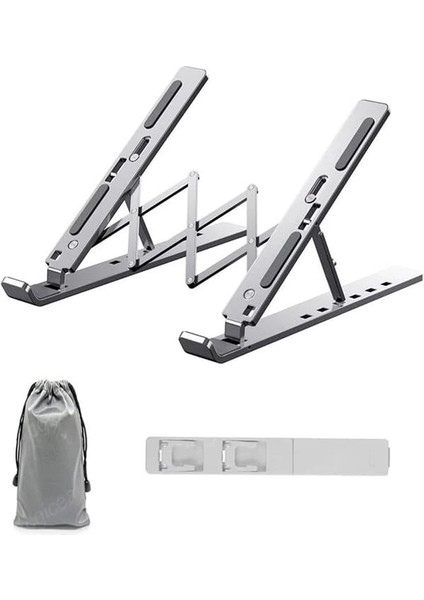 Notebook Standı 2in1 Katlanabilir Taşınabilir Folding Alüminyum Dizüstü Bilgisayar Standı fiyatları
